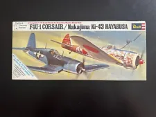 Vintage Revell F4U-1 Corsair/nakajima Ki43 Hayabusa 1/72 Scale Model Planes.