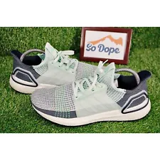 adidas Ultra Boost 19 Ice Mint Grey Six Sneakers - Men's Size 9.5