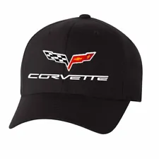 C6 Corvette Performance Flex Fit Black Hat
