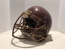 Vintage Bike Football Game Used Helmet With Facemask High School