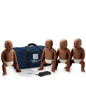 New Listing4-Pack Prestan INFANT CPR Manikins w Feedback DarkTone PP-IM-400M-DS mannequins