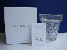 Waterford Marquis Leaded Crystal Medium Flower Pot Vase NIB 6 3/4 Tall #40034441