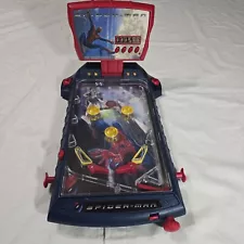 Vintage 2002 Marvel Spider-Man Electronic Pinball - Mini Table-Top Tested