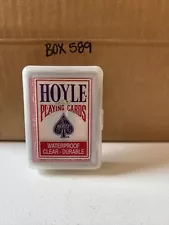 Vintage Bicycle Clear Plastic Poker Playing Cards In Plastic Box Waterproof