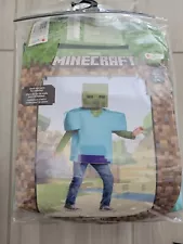 Youth Boys Size 7/8 Minecraft Zombie Costume