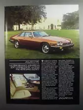 1984 Jaguar XJ-S Ad - Performance Wrapped in Leather