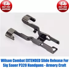 Wilson Combat EXTENDED Slide Release For Sig Sauer P320 Handguns - Armory Craft