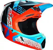 Fox Racing 2019 Youth Divizion Red/Aqua Helmet