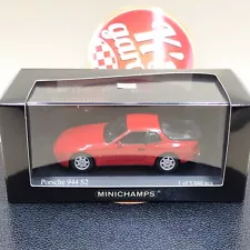 MINICHAMPS 1/43 Porsche 944 S2 1989 Red Diecast 400062220