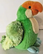 PARAKEET Webkinz Plush Toy Green Bird Stuffed Animal HM354 Ganz No Code 8"