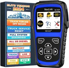 NEXAS NL102P Diesel Heavy Duty Truck Car Diagnostic Scanner DPF Regen Oil Reset