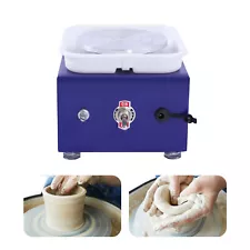 Electric Mini Pottery Wheel Machine Ceramic Clay Making Craft DIY Art Tool 24W