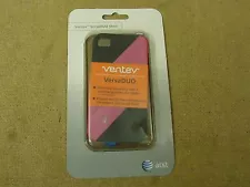 AT&T 3 Piece Ventev VersaDUO Shell Blue/Pink/Silver iPhone 4/4S 385645A