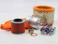 Air / Oil / Fuel Filter, Iridium Spark, Drain Plug APRILIA PEGASO 650 2001-2004