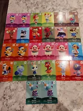 New ListingRares Nintendo Animal Crossing Amiibo Cards Lot (26 Cards Total) - 4 Special