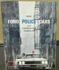 1962 Ford Dealer Sales Brochure Police Emergency Vehicle Galaxie Fairlane Wagon