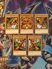 Yugioh! Exodia the Forbiden One Set 5 Cards LDK2-ENY0 NM Unlimited OBLITERATE!!!