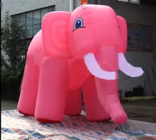 Custom Simulated Models Giant Inflatable Pink Elephant for Sale 3m Long A