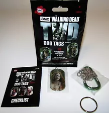 THE WALKING DEAD SEASON 6 REGULAR DOG TAG D-RING SINGLE #34 WALKER #10