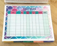 eBay Sales Dashboard Insert for use with Erin Condren Life Planner