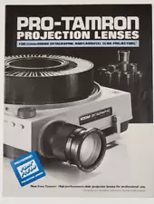 Pro-Tamron Projection Lens Sales Brochure for 35MM Kodak Ektagraphic & Carousel