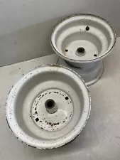 Used Garden Tractor Rear wheels had 18x8.5-8 tires fit .75” axles 1.70” Offset