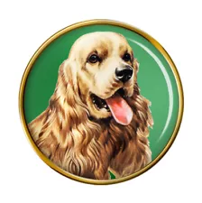 American Cocker Spaniel Dog Lapel Pin Badge