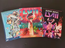 OFFICIAL Super Bowl Programs- LIV-LVII-LVIII-ALL 3 KANSAS CITY CHIEF WINS !