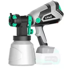 20V Cordless Paint Sprayer, Battery Powered Paint Sprayers for Home Interior ...