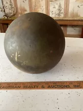 Large 11lb. Cannon Ball Civil War .? Found In Woods Close To Tappon Lake Ohio