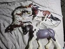 Breyer horse BODY LOT For Customizing, Painting - LOT 5) Trads, Shire, Spanish