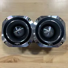 (2) USED SKAR AUDIO VX4-ST 4-INCH 600 WATT TITANIUM BULLET SUPER TWEETERS - PAIR