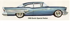 1958 Buick Special Sedan 4-D Refrigerator / Tool Box Magnet