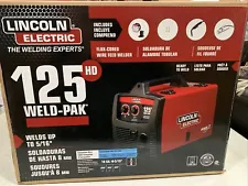 Lincoln Electric 125Amp Weld-Pak 125 HD Flux-Cored Welder