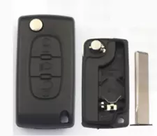 FOR CITROEN C4 GRAND PICASSO 3 Button Remote Control Key Fob Case/Blade CE 0536