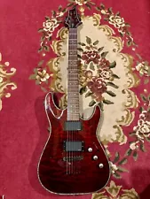 Schecter Hellraiser C-1 Electric Guitar Black Cherry with EMG pickups