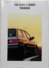 1991 BMW 3 Series Touring Sales Brochure - 316 318 325