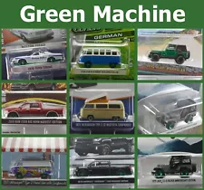 Greenlight Green Machine Low Serial # Jeep Volkswagen Bus Peace Ram Chevy Truck