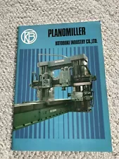 KOTOBUKI INDUSTRY COMPANY, LTD. PLANOMILLER MACHINE SALES CATALOG