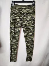 LuLaRoe Camouflage Camo Hunting Army Leggings OS Hunter Green Black