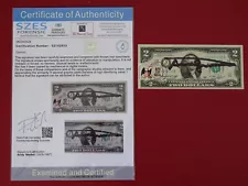 Andy Warhol, dollar, hand signed with COA- Banksy interest