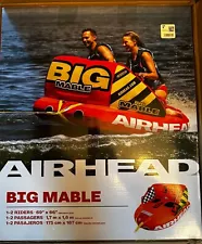 Big Mable Towable 1-2 Rider Tube for Boating and Water Sports Full Nylon Cover