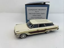 1/43 Conquest Models 1963 Ford Country Squire Station Wagon REF#9 HAND BUILT!