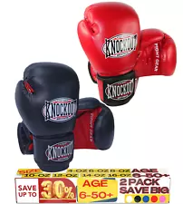 Boxing Gloves 2 Pack for Kids Men Womens Boxing Gloves Set of 2, Best For Boxeo