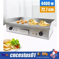 ð¥4400W 29" Commercial Electric Countertop Griddle Flat Top Grill Hot Plate BBQ