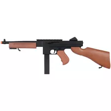 Double Eagle WWII M1A1 Tommy Gun Spring Power Airsoft Rifle Replica SMG M306F