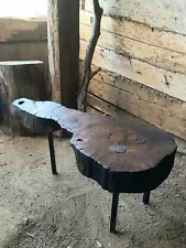 Hand made solid oak coffee table