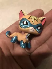 Lps Shorthair Comic Con Cat Superhero cat 2006, Used,