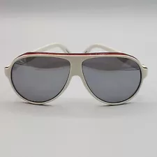 Vintage I Ski Sunglasses Taiwan White Blue Red