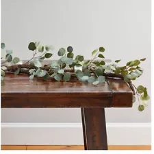 Pottery Barn Silver Dollar Eucalyptus 5’ Garland #4231382